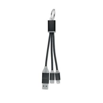 BLUE 4in1 Ladekabel Typ-C Schwarz