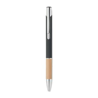 SPARTA Push button aluminium pen Black