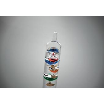 Galileo thermometer glass 28cm Transparent