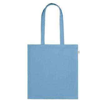 VIVEKA COLOUR Recycled cotton shopping bag Teal