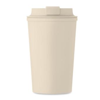 BEIBAKU Doppelwandiger Becher 350 ml Beige