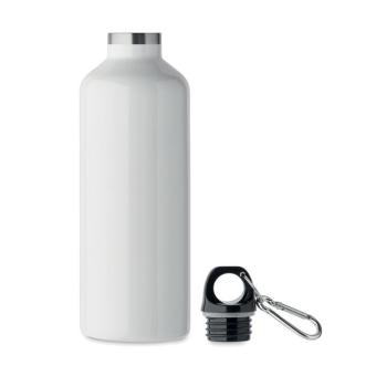 CARABI Double wall bottle 500 ml White