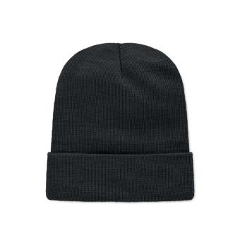 CAPNIT Beanie RPET-Polyester Schwarz