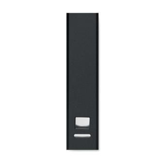 POWERALUC 2600 mAh Powerbank Schwarz