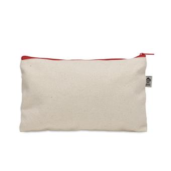 PESACARA Cosmetic bag cotton 340 gr/m² Red