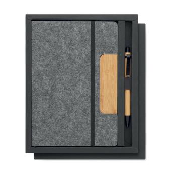 NOTEMIX A5 RPET notebook set Stone