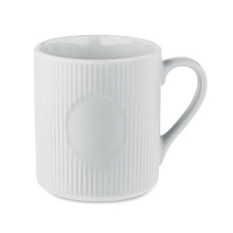 RIBMUG Ribbed ceramic mug mat 340 ml 