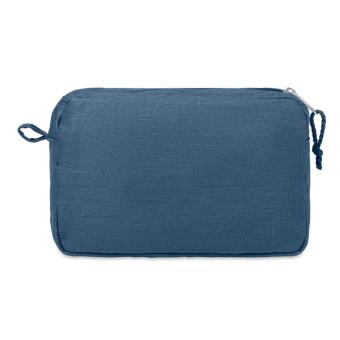 NAIMA COSMETIC Hemp toilet bag hemp 200 gr/m² Aztec blue