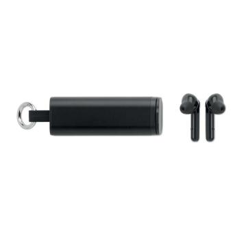 EARTUBES TWS earbuds with phone stand Black