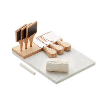 BANLI Marble cheese serving platter Timber