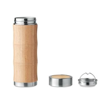 BRANCA Double wall flask 350ml Timber