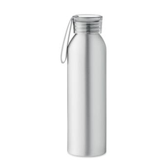 NAPIER Recycled aluminum bottle Flat silver