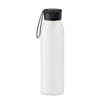 NAPIER Recycled aluminum bottle White/black