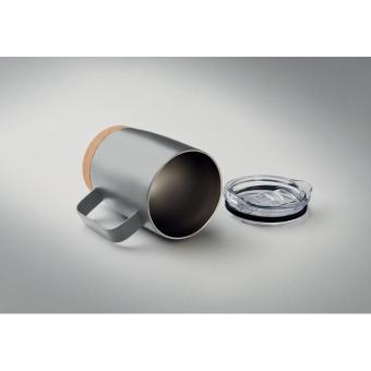 RUBY Double wall mug 300ml Convoy grey