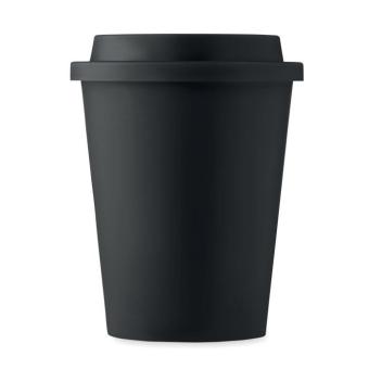 SORA Double wall tumbler PP 300 ml Black