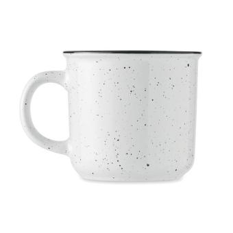 PIGA Ceramic vintage mug 400 ml White