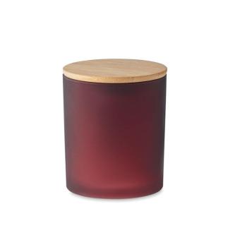 KEOPS SMALL Plant based wax candle 120 gr Burgundy