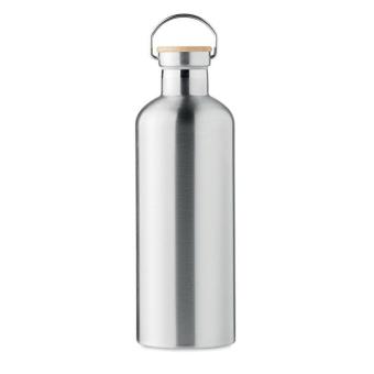 HELSINKI EXTRA Double wall flask 1,5L Flat silver