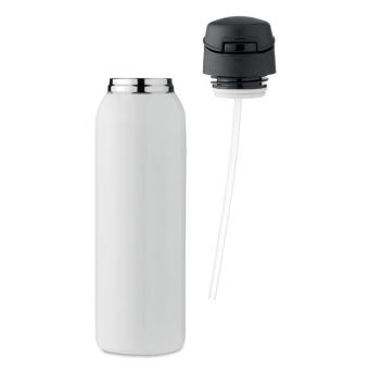 LOUC Double wall bottle 580 ml White