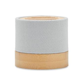 BOOL Bamboo RPET wireless speaker White