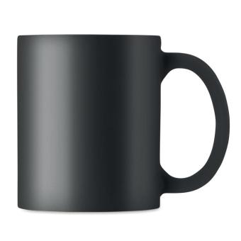 DUBLIN COLOUR Matt coloured mug 300 ml Black