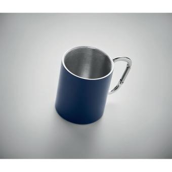 TRUMBA Trinkbecher mit Karabiner Marineblau