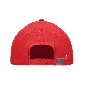 SINGA 5 panel baseball cap Red