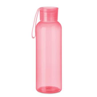 INDI Tritan bottle and hanger 500ml Transparent pink