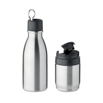 ATERA 2in1 Isolierflasche 500ml Silber matt