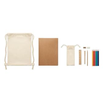 FUNDRAW Kids drawing set in drawstring Fawn