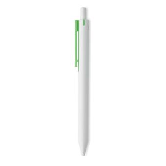 SIDE Recycled ABS push button pen Lime