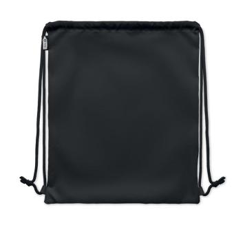 NIGHT Large drawstring bag 300D RPET Black