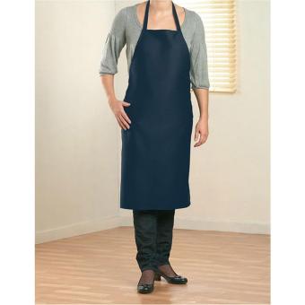 KITAB Kitchen apron in cotton Navy