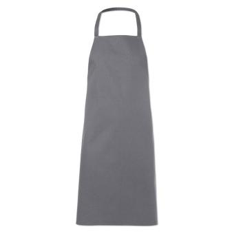 KITAB Kitchen apron in cotton Convoy grey