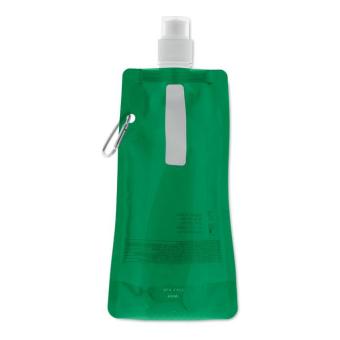 GATES Foldable water bottle Transparent green