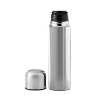 CHAN Double wall flask 500 ml Flat silver