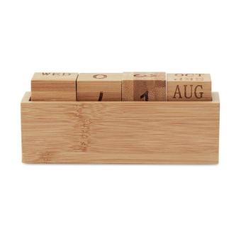 KARENDA Kalender Bambus Holz