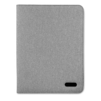 NOTES FOLDER A4 conference folder zipped Convoy grey