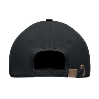 TEKAPO Baseball Kappe 6 Panels Schwarz/rot