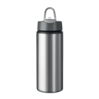 ATLANTA Aluminium Trinkflasche 600ml Silber matt