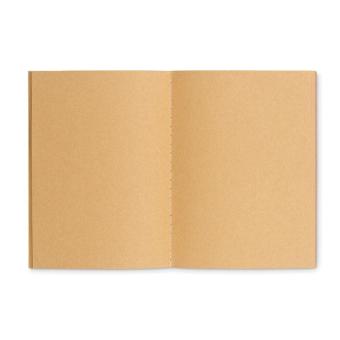 MINI PAPER BOOK A6 recycled notebook 80 plain Fawn