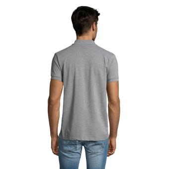 PRIME MEN POLO 200gr, Grey melange Grey melange | L