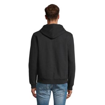 SPIKE MEN ZIP HOODIE SWEAT, black Black | L