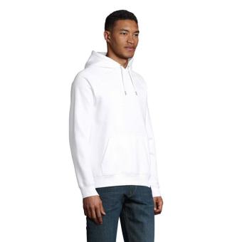 STELLAR Unisex Hooded Sweat, white White | XS