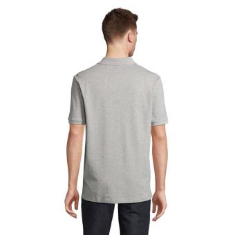 PEGASE Polo Organic 210g, Grey melange Grey melange | XXS