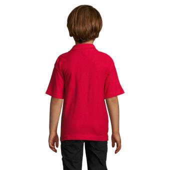 SUMMER II KIDS Polo 170g, rot Rot | L