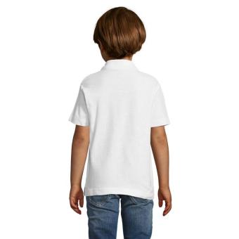 SUMMER II KIDS Polo 170g, weiß Weiß | L