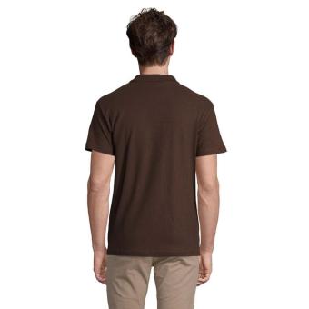 SPRING II MEN Polo 210g, chocolate Chocolate | L