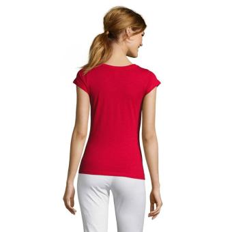 MOON WOMEN T-SHIRT 150g, red Red | L