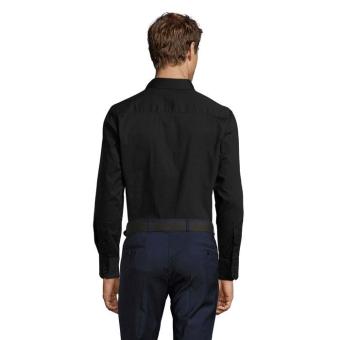 BRIGHTON STRETCH MEN SHIRT, black Black | L